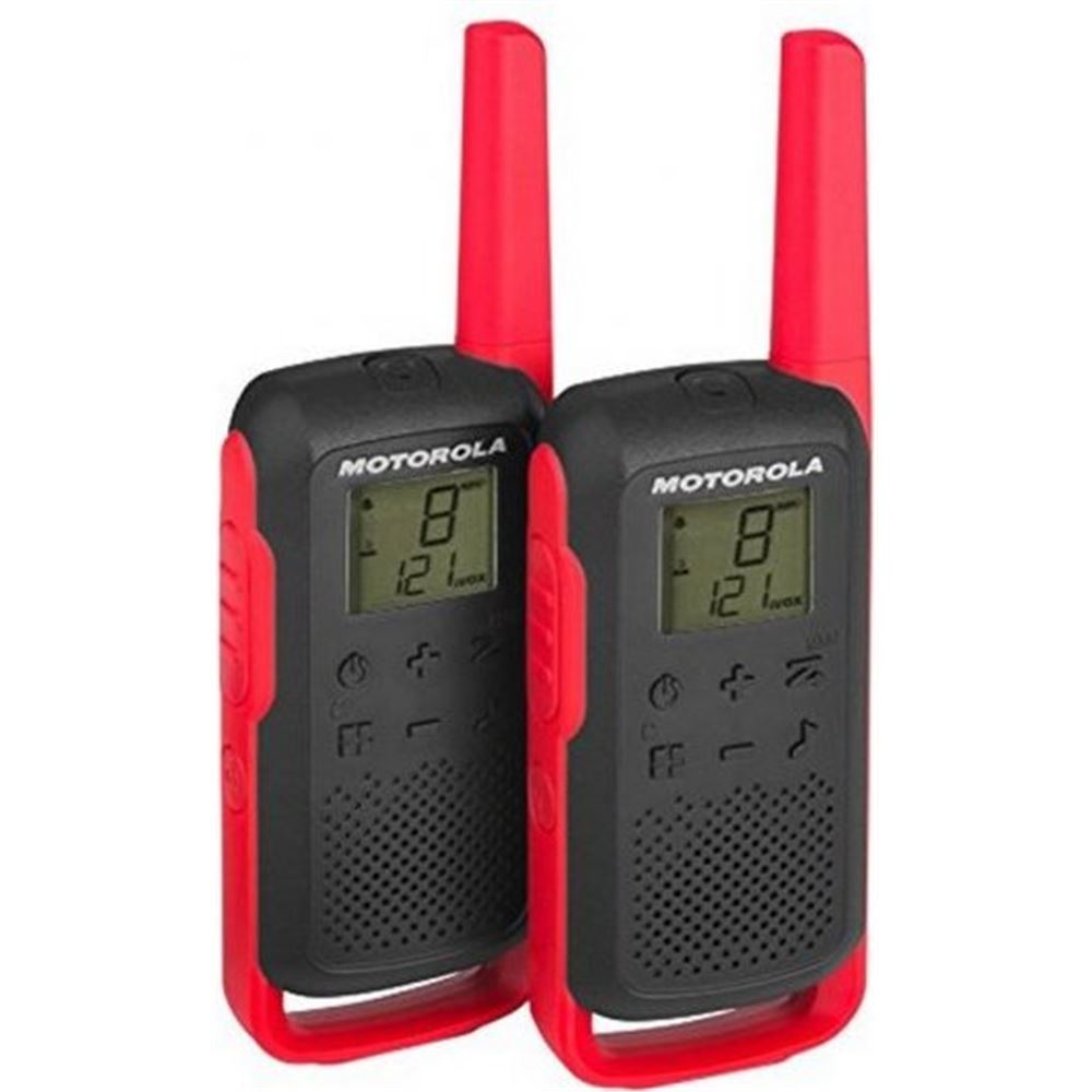 WALKIE-TALKIE Motorola T62 rojo DOBLE PACK